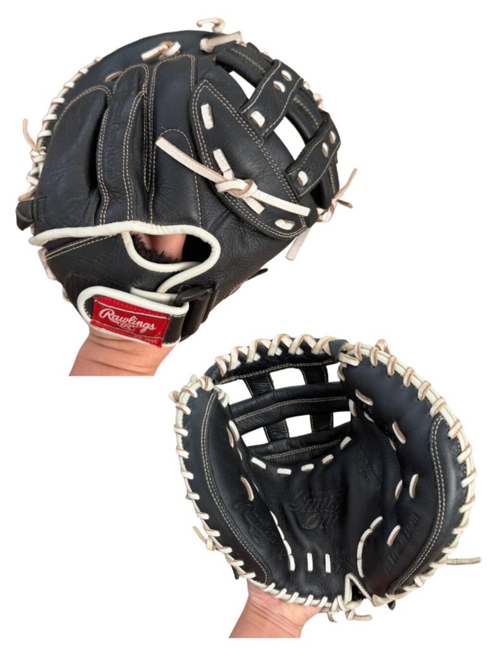 Rawlings Softball Glove Shut Out 31.5” Fastpitch Catcher’s Mitt RHT Black